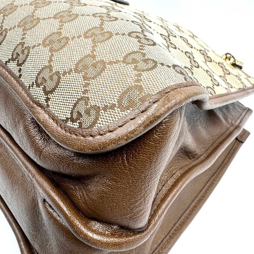 Pre-Owned Gucci Beige/Brown Gg Canvas #236167G14B - Picture 7 of 15